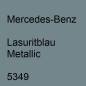 Preview: Mercedes-Benz, Lasuritblau Metallic, 5349.